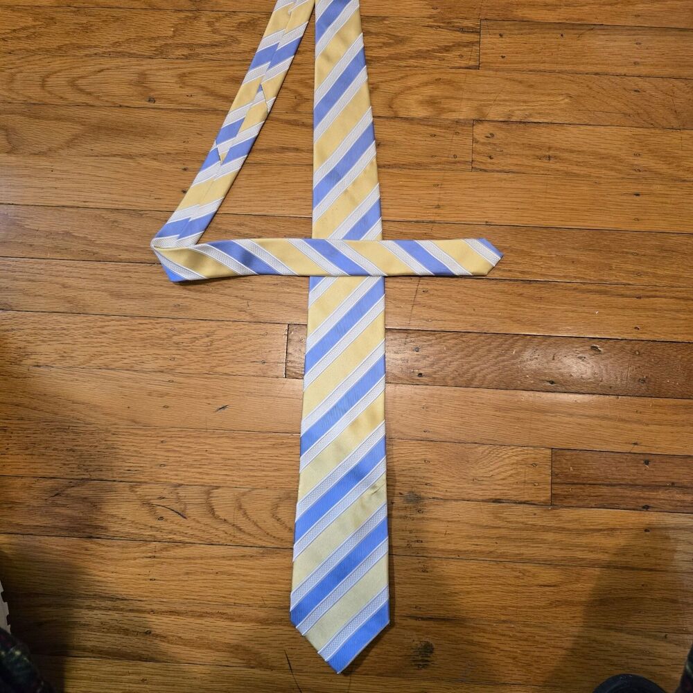 President Donald J Trump Signature Men’s Tie Striped Silk 3.5” x 58”